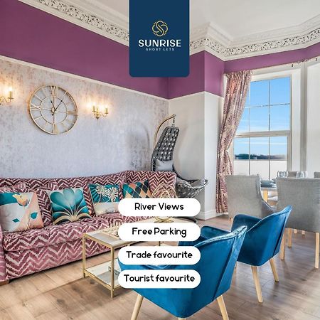 Presidential Apartment, Family Home, Luxury Bedrooms, 2 Rooms, 1 King Bed, 2 Single Beds, Free Wifi, Free Parking, Tourists, Business Travelers, Relocation, Beautiful River Views, - Long Stays, Invoice And Reduced Price Are Only Via Sunrise Short Let Dundee Exterior photo