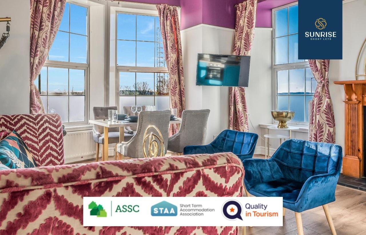 Presidential Apartment, Family Home, Luxury Bedrooms, 2 Rooms, 1 King Bed, 2 Single Beds, Free Wifi, Free Parking, Tourists, Business Travelers, Relocation, Beautiful River Views, - Long Stays, Invoice And Reduced Price Are Only Via Sunrise Short Let Dundee Exterior photo